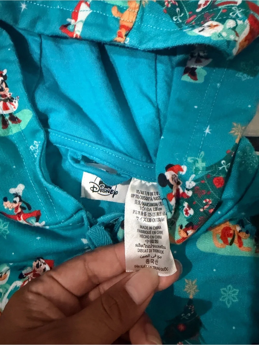 Disney Christmas onesie kids